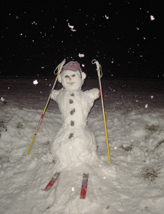 Zillertal Winter Schneemann